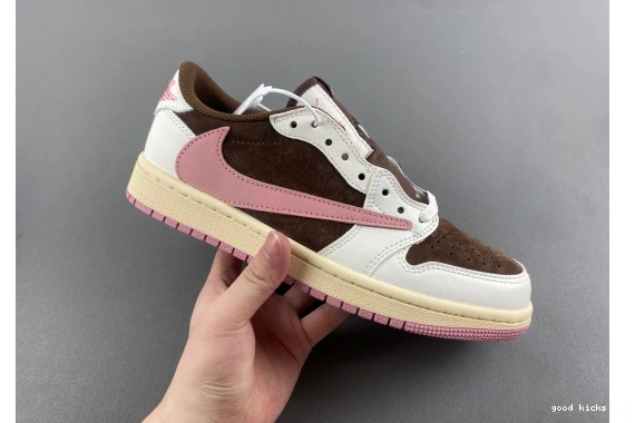 DZ4137-206 Retro brown Travis SP  Pink Low Scott Jordan 1 DZ4137-206 OG 0406